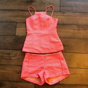 Lilly Pulitzer short and top set